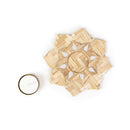 GreenKraft Sitara Handcrafted Bamboo Rangoli Multicolor - Set of 2