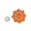 GreenKraft Sitara Handcrafted Bamboo Rangoli Multicolor - Set of 2