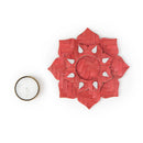 GreenKraft Sitara Handcrafted Bamboo Rangoli Multicolor - Set of 2