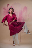 Lafaani Phosphene Ruched Dress & Kora Pants Set