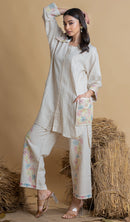 The House of Hemp Ivory Moon Bloom Coord