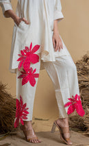 The House of Hemp Ivory Freesia Pearl Coord