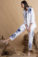 The House of Hemp White Iris Pearl Coord