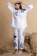 The House of Hemp White Iris Pearl Coord