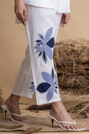 The House of Hemp White Iris Pearl Coord