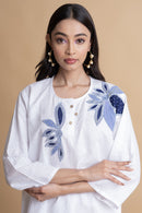 The House of Hemp White Iris Pearl Coord