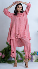 The House of Hemp Ruby Red Blush Coord