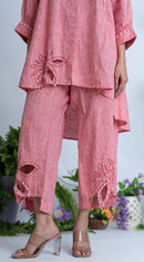 The House of Hemp Ruby Red Blush Coord