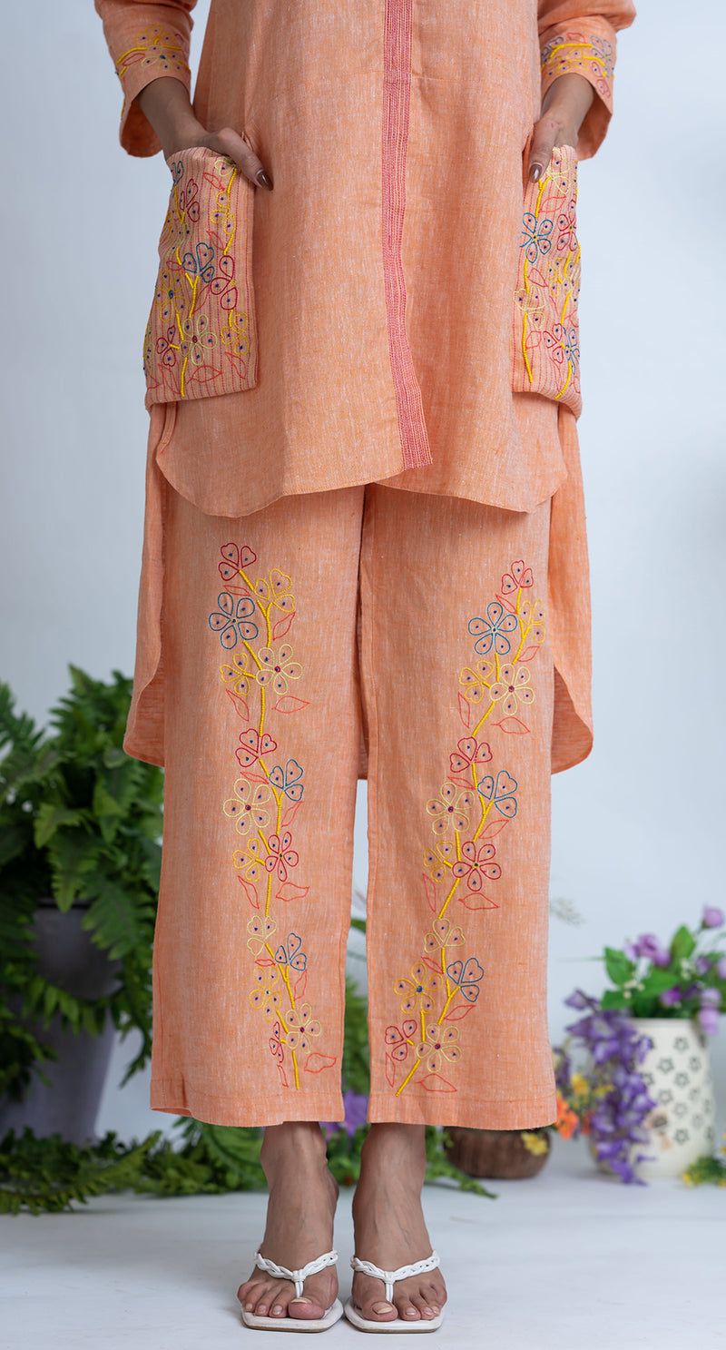 The House of Hemp Soothing Orange Sunset Bloom Coord