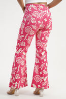 DenZ Tropical Flare Women Pink Bottom Wear