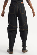 DenZ Canyon Black Earth Stitch Women Black Bottom Wear
