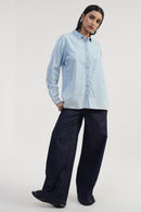 DenZ Urban Wide Women Blue Bottom Wear