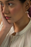 Lafaani Phosphene Gathered Blouse & Side Slit Pants - Kora