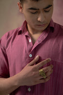 Lafaani Phosphene Stitch Lines Shirt