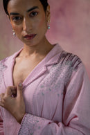 Lafaani Phosphene Button-Down Dress