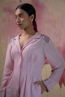 Lafaani Phosphene Button-Down Dress