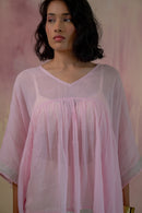 Lafaani Phosphene Kaftan Blouse & Kora Side Slit Pants Set