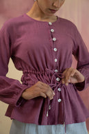 Lafaani Phosphene Ruched Blouse