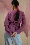 Lafaani Phosphene Ruched Blouse