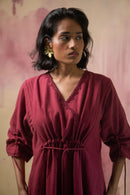 Lafaani Phosphene Ruched Dress & Kora Pants Set