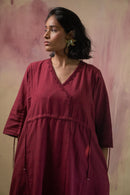 Lafaani Phosphene Ruched Dress & Kora Pants Set