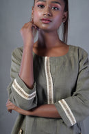 The House of Hemp Olive Green Isla Coord