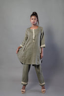 The House of Hemp Olive Green Isla Coord