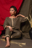 The House of Hemp Olive Green Isla Coord