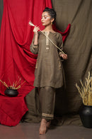 The House of Hemp Olive Green Isla Coord