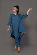 The House of Hemp Marine Blue Aster Coord