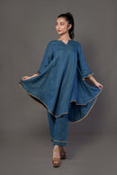 The House of Hemp Marine Blue Aster Coord