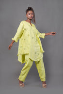 The House of Hemp Mint Green Gladiolus Coord