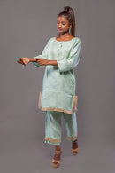 The House of Hemp Aqua Blue Shell Coord