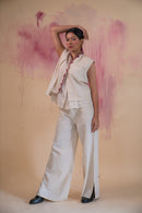 Lafaani Phosphene Unisex Cropped Vest & Side Slit Pants - Kora
