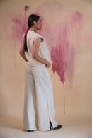 Lafaani Phosphene Unisex Cropped Vest & Side Slit Pants - Kora