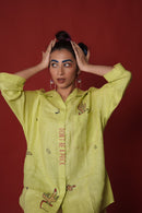 The House of Hemp Sage Green Prick Shirt