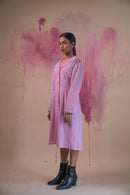 Lafaani Phosphene Button-Down Dress