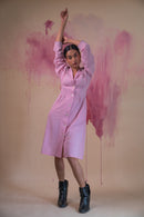 Lafaani Phosphene Button-Down Dress