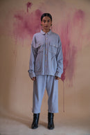 Lafaani Phosphene Unisex Bomber - Grey