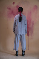 Lafaani Phosphene Unisex Bomber - Grey