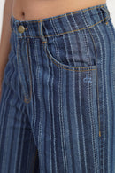 DenZ DRILL NOVA Women Blue Bottom Wear