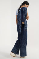 DenZ Heart Fade Flare Women Blue Bottom Wear