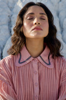 The Loom Art Sunset Shore Handwoven Chanderi Silk Dress