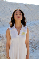 The Loom Art Golden Hour Handwoven Chanderi Silk Dress