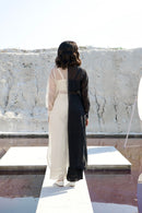 The Loom Art Yin Yang Co-ord (Set of 3) Handwoven Chanderi Silk Co-ord