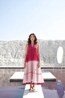 The Loom Art Rogue Blush Handwoven Chanderi Silk Dress