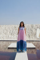 The Loom Art Aster Bloom Handwoven Chanderi Silk Dress