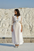 The Loom Art Lily Bloom Handwoven Chanderi Silk Dress