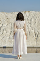 The Loom Art Lily Bloom Handwoven Chanderi Silk Dress