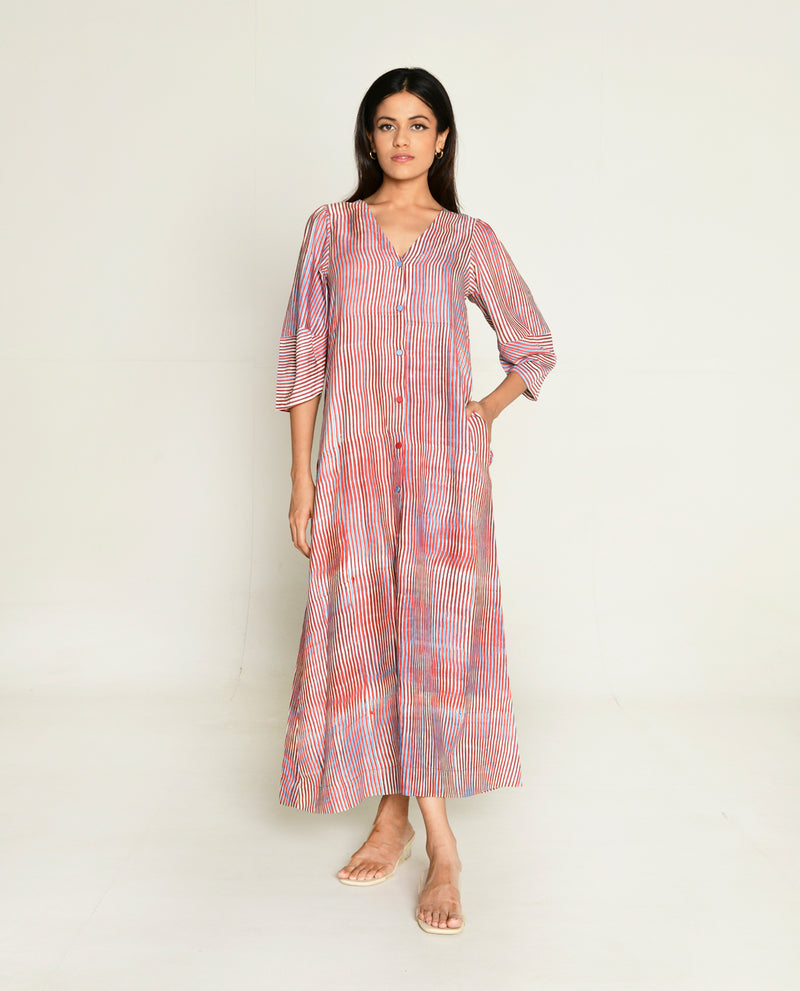 Rias Jaipur Plosky Cloud Shirt Dress